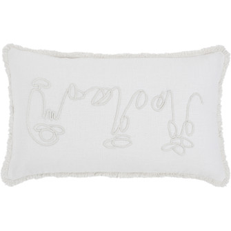 Alivia Pillow in White/ Ivory (443|PWFL1389)