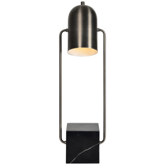 Abbey One Light Table Lamp in Gun Metal/Black Marble (443|LPT825)