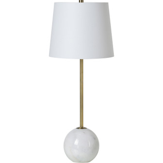 Naomi One Light Table Lamp in Plated Antique Brushed Brass (443|LPT1171SET2)