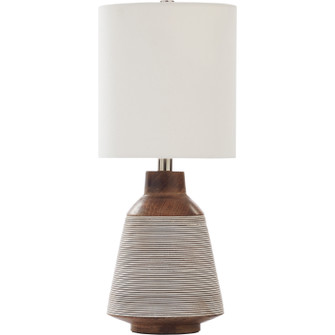Botwood One Light Table Lamp in Painted Walnut With Whitewash (443|LPT1159)