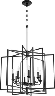 Hammond Eight Light Pendant in Textured Black (19|888869)