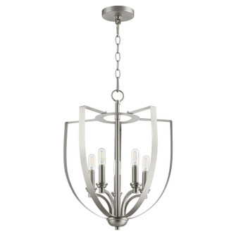 Dakota Five Light Entry Pendant in Satin Nickel (19|8202565)