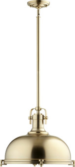 Hinge Pendants One Light Pendant in Aged Brass (19|8041780)