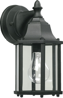 Aluminum Box Lanterns One Light Wall Mount in Black (19|78615)