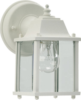 Aluminum Box Lanterns One Light Wall Mount in White (19|7806)