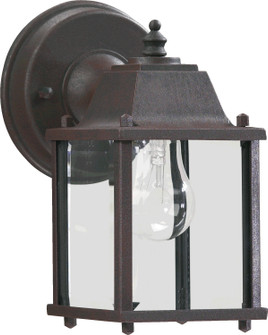 Aluminum Box Lanterns One Light Wall Mount in Rust (19|7805)