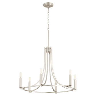 Olympus Six Light Chandelier in Satin Nickel (19|696665)