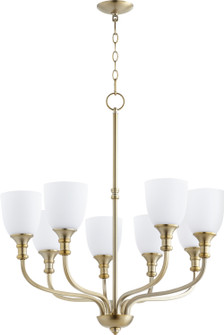 Richmond Eight Light Chandelier in Aged Brass (19|6811880)