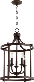 Lancaster Five Light Entry Pendant in Oiled Bronze (19|6807586)