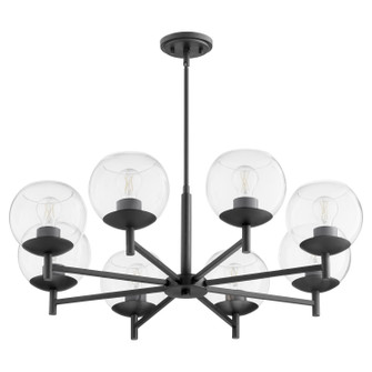 Lyon Eight Light Chandelier in Matte Black (19|678859)