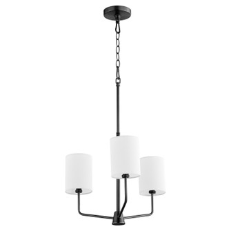 Harmony Three Light Chandelier in Matte Black (19|657359)