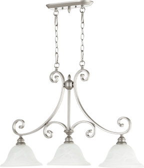 Bryant Three Light Island Pendant in Classic Nickel (19|6554364)