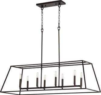 Gabriel Eight Light Entry Pendant in Oiled Bronze (19|654886)