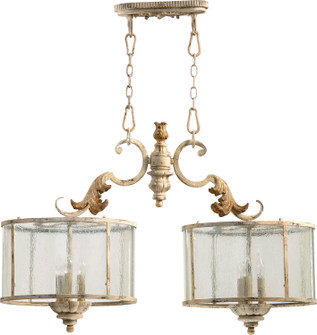 Florence Six Light Island Pendant in Persian White (19|6537670)