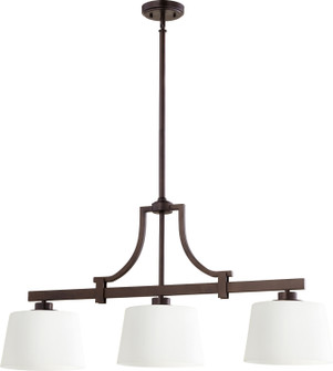 Lancaster Three Light Island Pendant in Oiled Bronze (19|6507386)