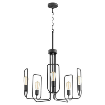 Howe Five Light Chandelier in Textured Black (19|650569)