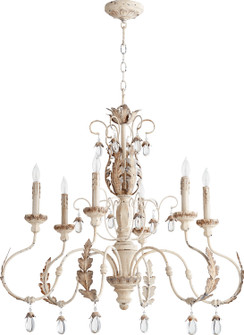 Venice Six Light Chandelier in Persian White (19|6444670)