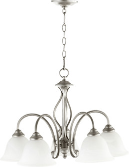 Spencer Five Light Chandelier in Classic Nickel (19|6410564)