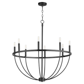 Tribute Eight Light Chandelier in Matte Black (19|6374859)
