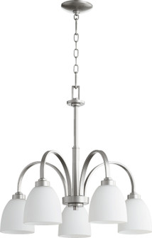 Reyes Five Light Chandelier in Classic Nickel (19|6360564)