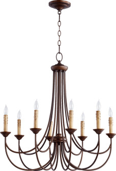 Brooks Eight Light Chandelier in Oiled Bronze (19|6250886)