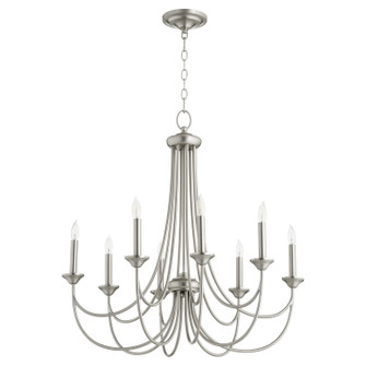 Brooks Eight Light Chandelier in Satin Nickel (19|6250865)
