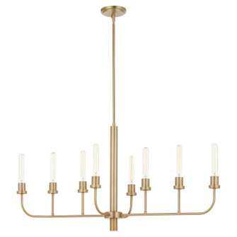 Sheridan Eight Light Chandelier in Aged Brass (19|622880)