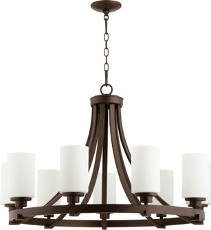 Lancaster Nine Light Chandelier in Oiled Bronze (19|6207986)