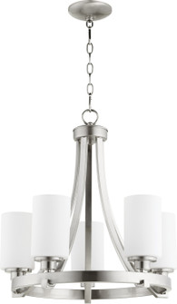 Lancaster Five Light Chandelier in Satin Nickel (19|6207565)