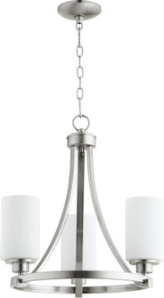 Lancaster Three Light Chandelier in Satin Nickel (19|6207365)