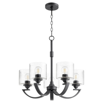Dakota Five Light Chandelier in Textured Black (19|6202569)