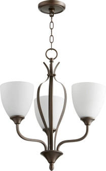 Jardin Three Light Chandelier in Oiled Bronze (19|6127386)