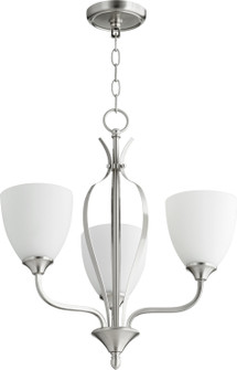 Jardin Three Light Chandelier in Satin Nickel (19|6127365)
