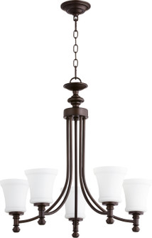 Rossington Five Light Chandelier in Oiled Bronze (19|6122586)