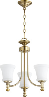 Rossington Three Light Chandelier in Aged Brass (19|6122380)