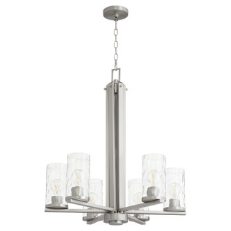 Steinway Six Light Chandelier in Satin Nickel (19|6111665)