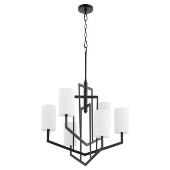 Bolivar Six Light Chandelier in Matte Black (19|6078659)