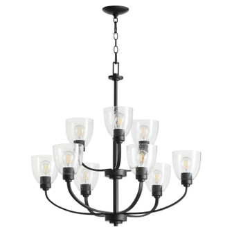 Reyes Nine Light Chandelier in Textured Black (19|6060969)