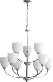 Reyes Nine Light Chandelier in Classic Nickel (19|6060964)