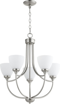 Enclave Five Light Chandelier in Satin Nickel (19|6059565)