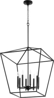 Gabriel Eight Light Entry Pendant in Textured Black (19|604869)