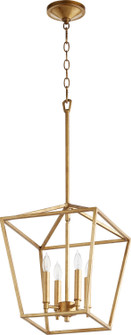 Gabriel Four Light Entry Pendant in Gold Leaf (19|604474)