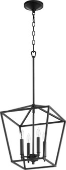 Gabriel Four Light Entry Pendant in Textured Black (19|604469)