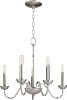 6040 Chandeliers Five Light Chandelier in Satin Nickel (19|6040565)