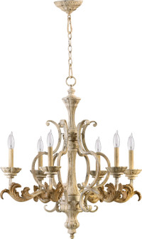 Florence Six Light Chandelier in Persian White (19|6037670)