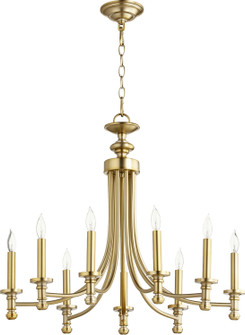 Rossington Nine Light Chandelier in Aged Brass (19|6022980)