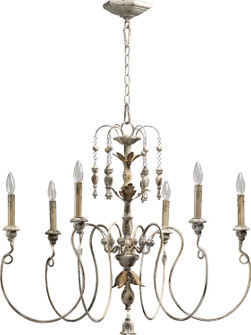 Salento Six Light Chandelier in Persian White (19|6006670)