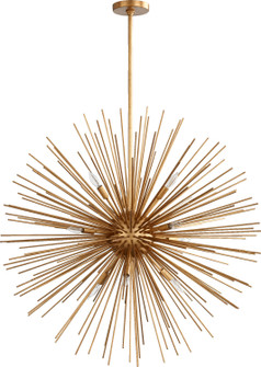 ELECTRA Ten Light Pendant in Gold Leaf (19|6001074)