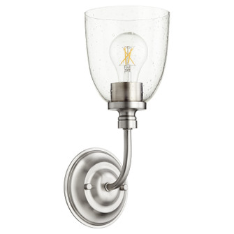 Rossington One Light Wall Mount in Satin Nickel|Clear Seeded (19|55221265)