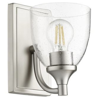 Enclave One Light Wall Mount in Satin Nickel|Clear Seeded (19|54591265)